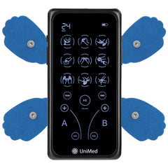 Unimed Pro X - High End, The Most Advanced TENS Unit Muscle Stimulator Rechargeable Pain Reliever Device