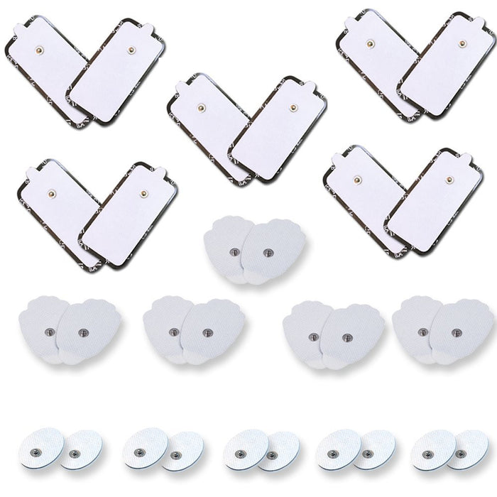 15 Pairs (30 Pads) Tens Unit Muscle Stimulator Pads All Sizes 5 Pairs