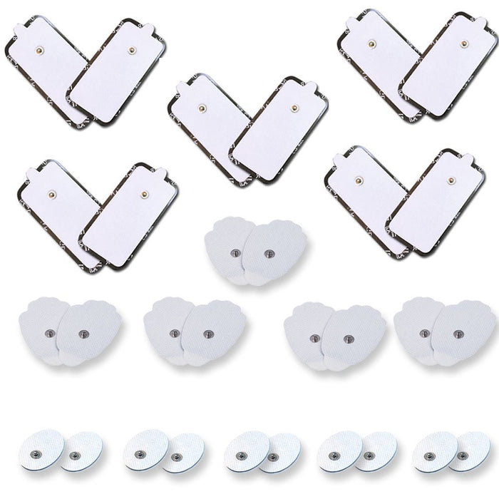 15 Pairs (30 Pads) Tens Unit Muscle Stimulator Pads All Sizes 5