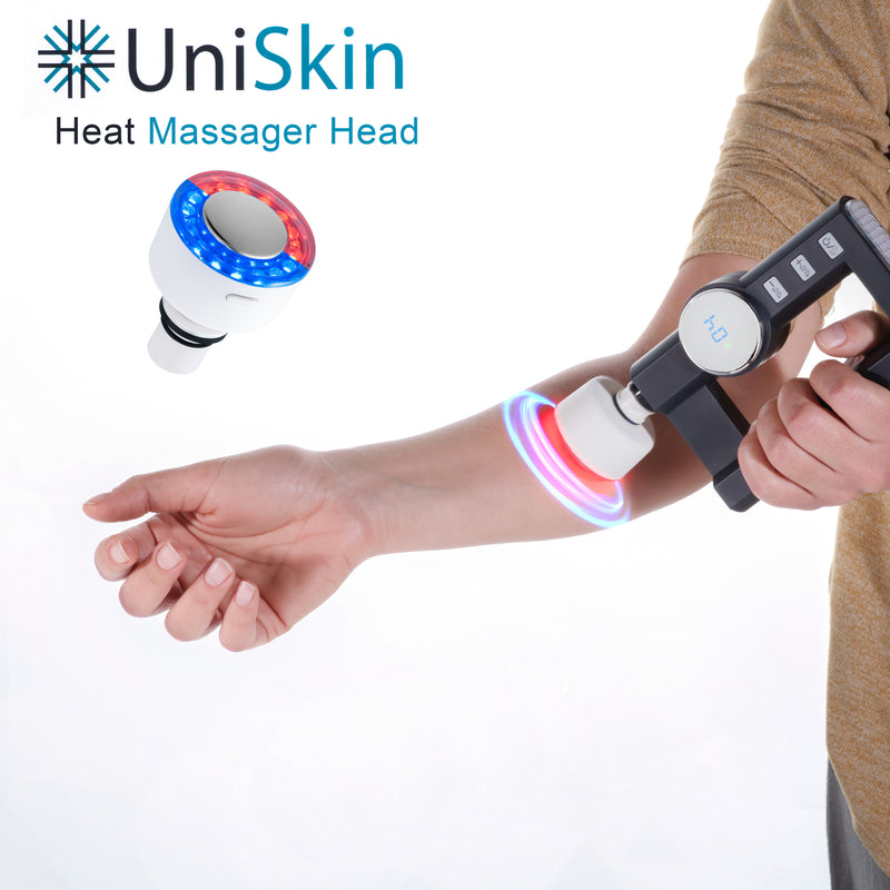 Unimed Massager Gun Massage Heads For Red Blue Light Therapy