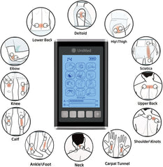 Unimed Pro X - High End, The Most Advanced TENS Unit Muscle Stimulator Rechargeable Pain Reliever Device