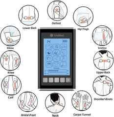 Unimed Pro X - High End, The Most Advanced TENS Unit Muscle Stimulator Rechargeable Pain Reliever Device